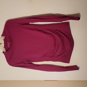Atletha Long Sleeve Magenta Shirt- S